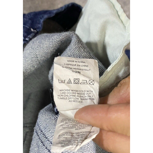 J Crew Pants Womens Size 28 Blue Wide Leg Crop Side Zipper - Picture 9 of 13